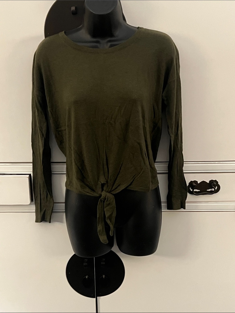 Madewell- Tie-Front Lt weight sweater